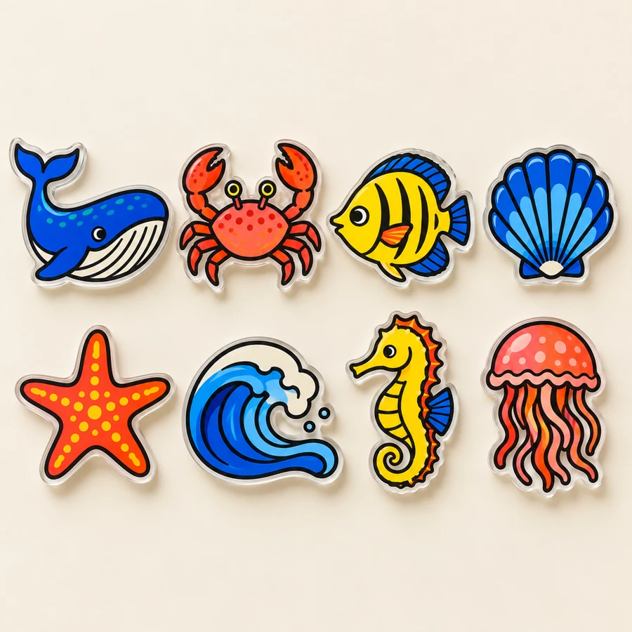 Ocean Oddballs, 8-piece set