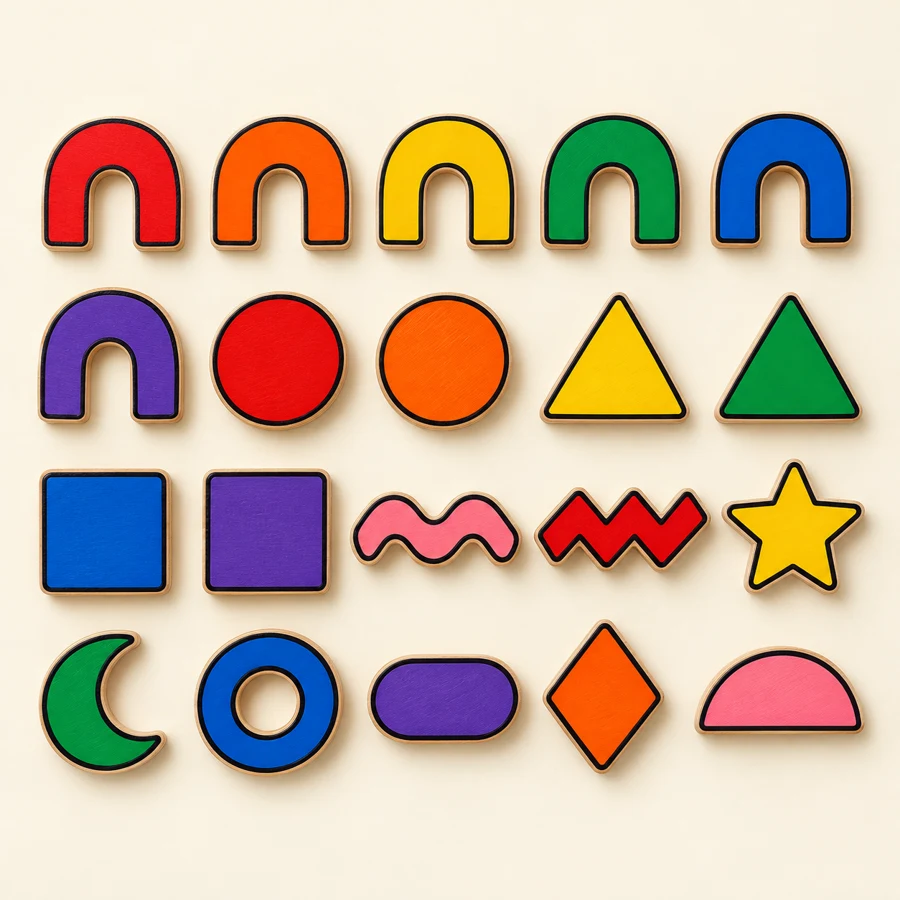 Rainbow Rhythm, 20-piece set